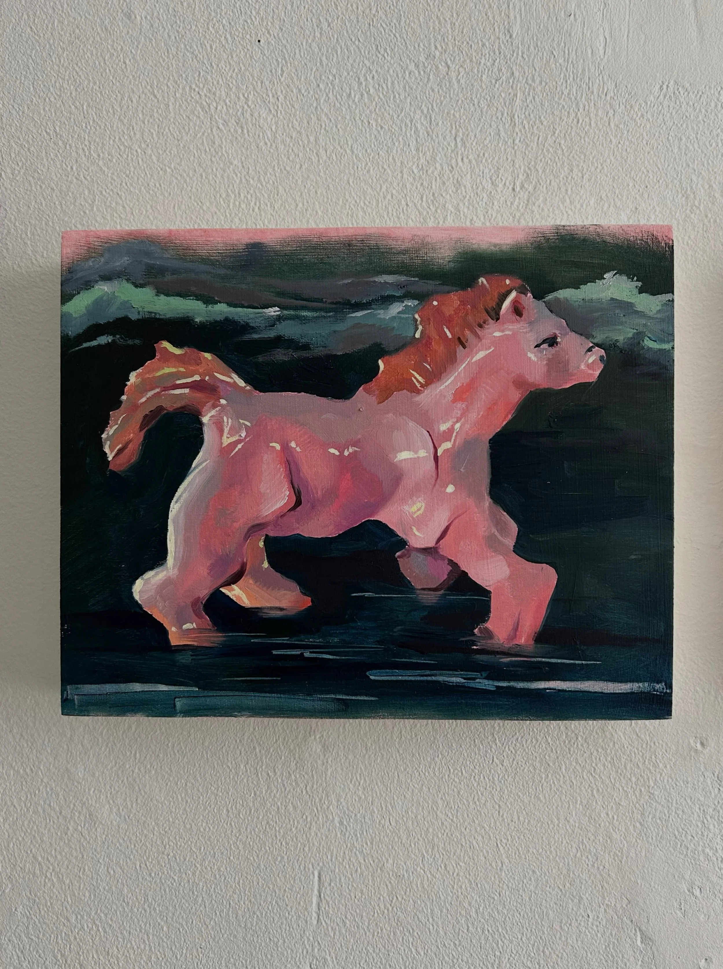 Horse 1 
8&rdquo; x 10,&rdquo; oil on panel