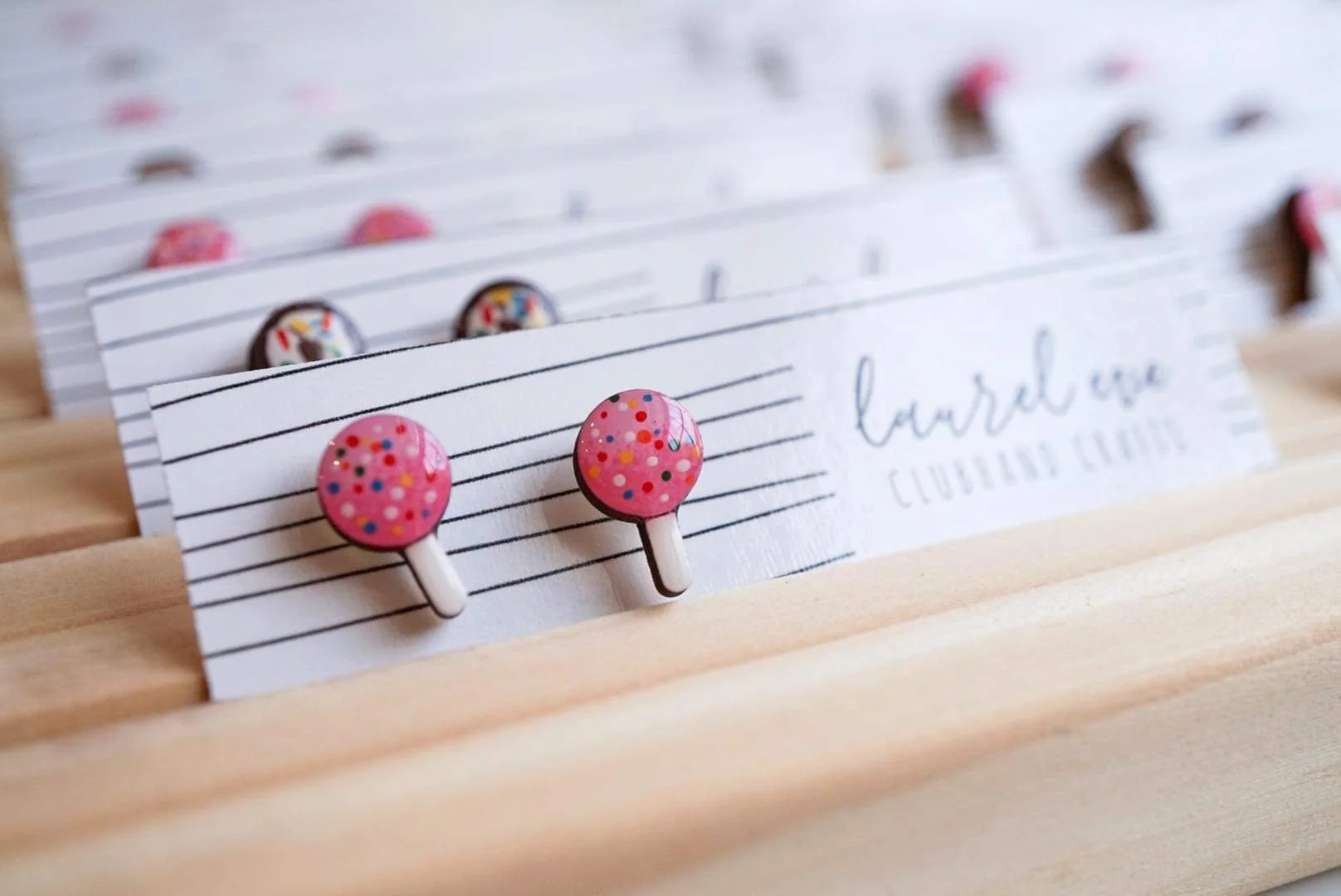 Cake Pop Earrings (Swag)