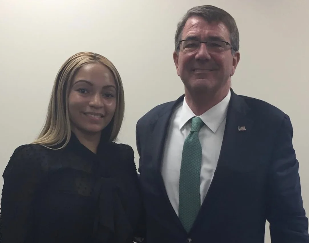 With Dr. Carter