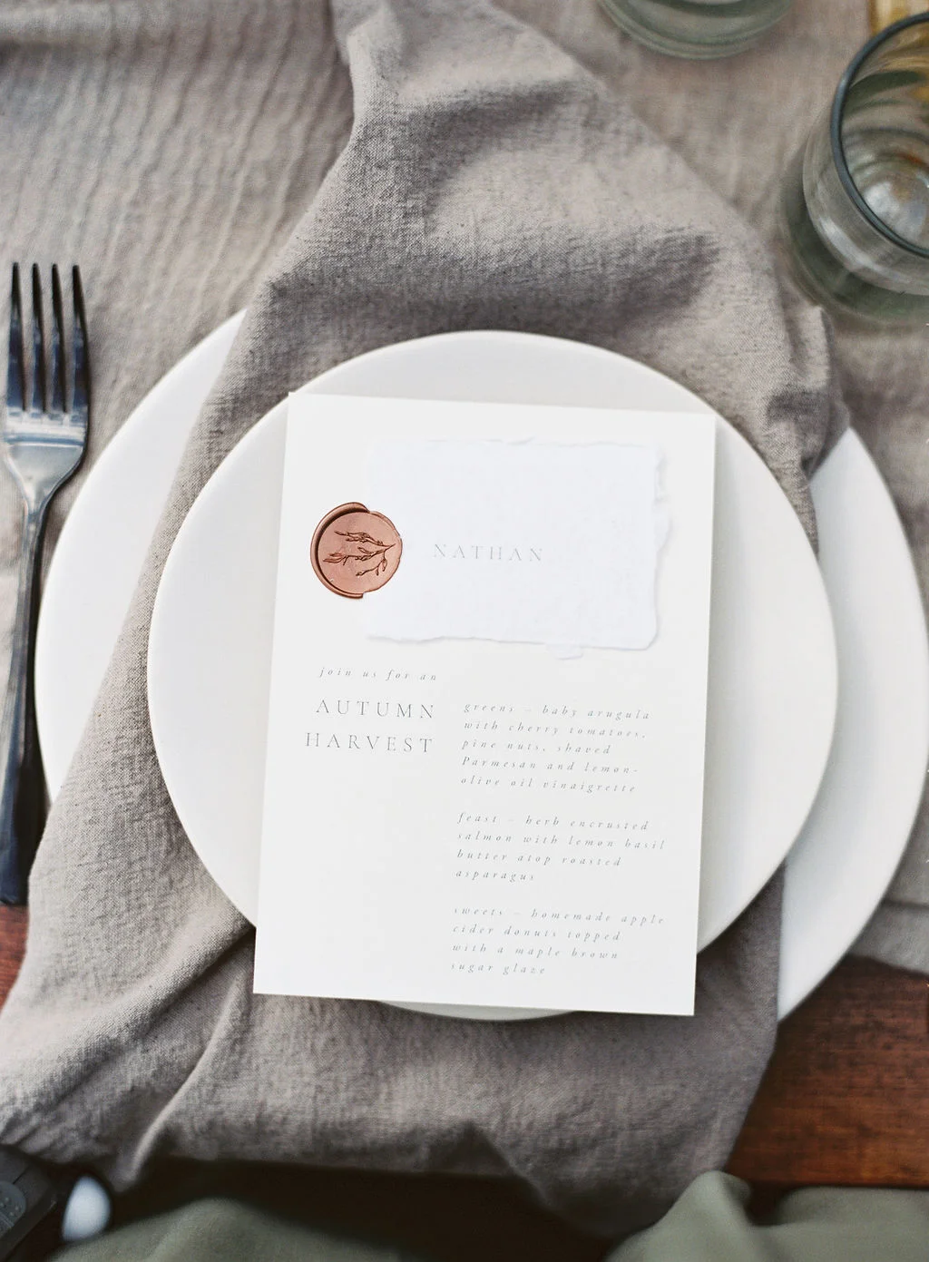 Wedding invitations and stationery by Vivian Kammel.