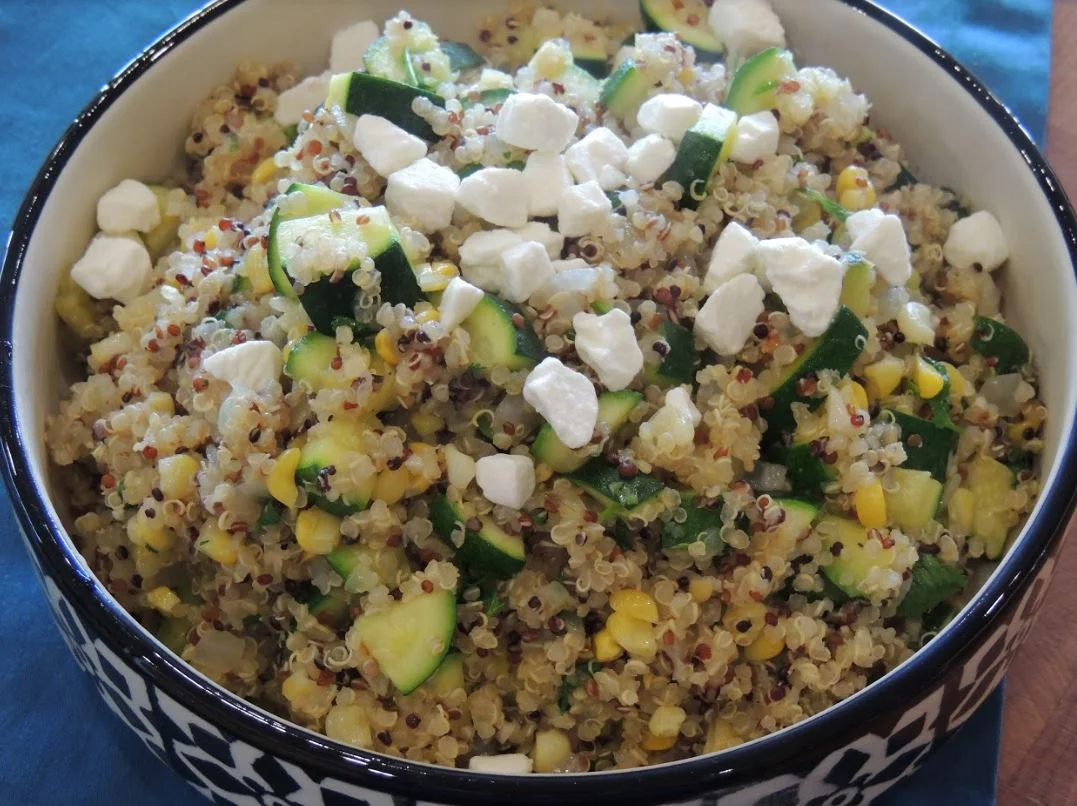 Quinoa With Fresh Corn and Zucchini