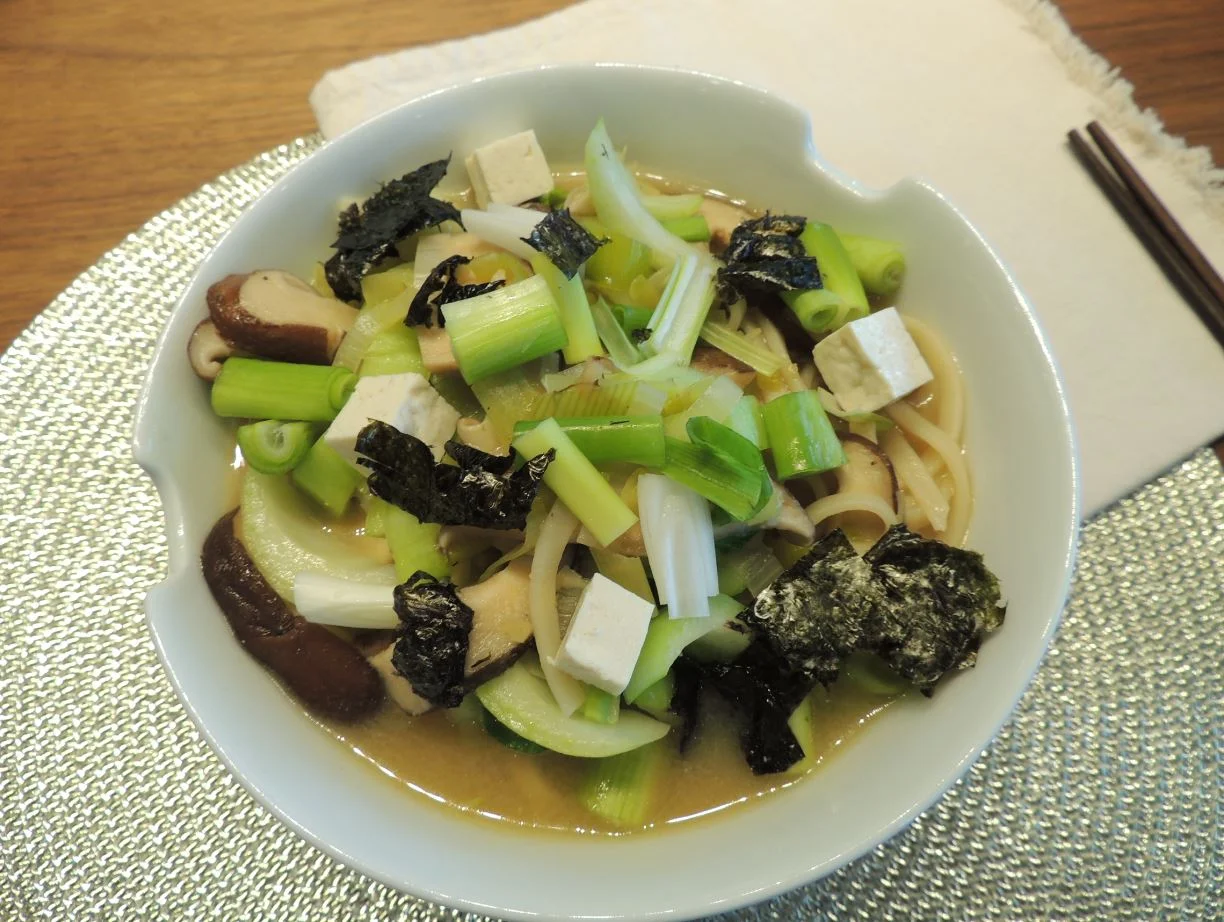 Mushroom Udon Noodle Bowl