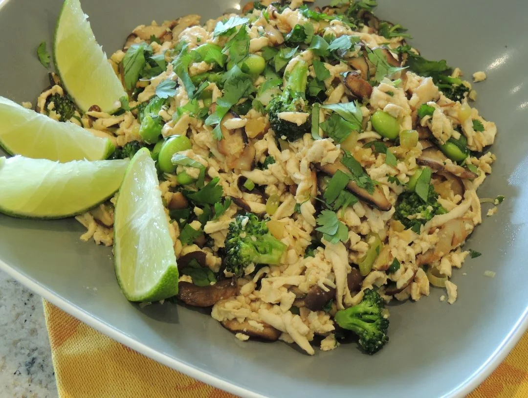 Shredded Tofu and Shiitake Stir-Fry