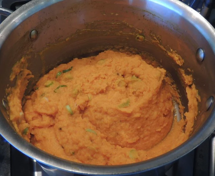 Savory Mashed Sweet Potatoes