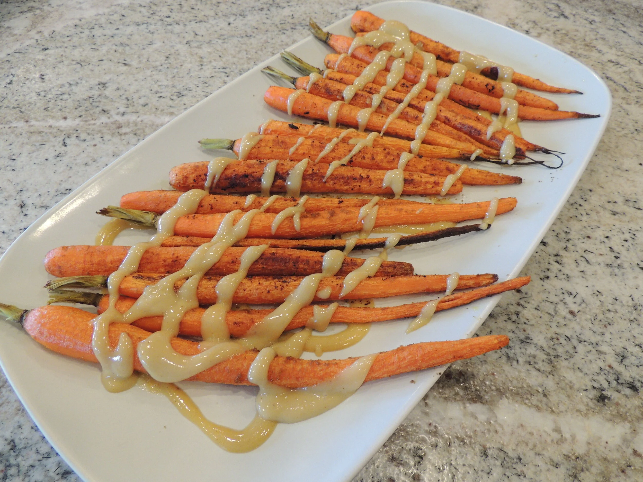 Tahini-Glazed Carrots