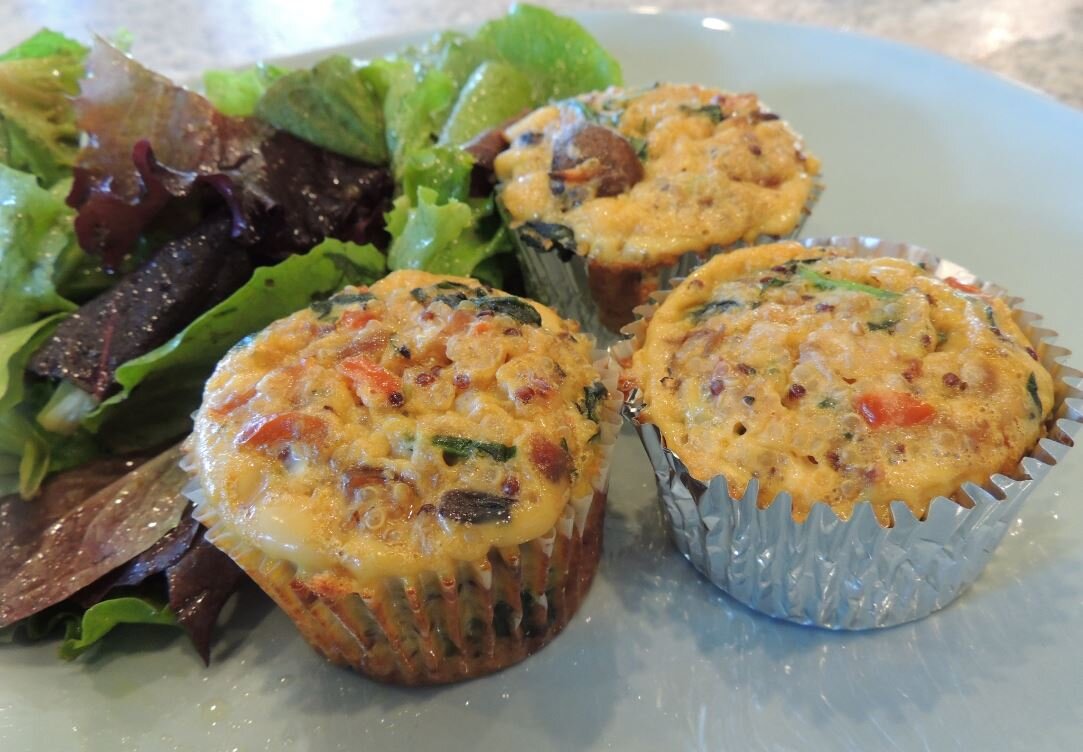 Quinoa and Vegetable Egg Bites