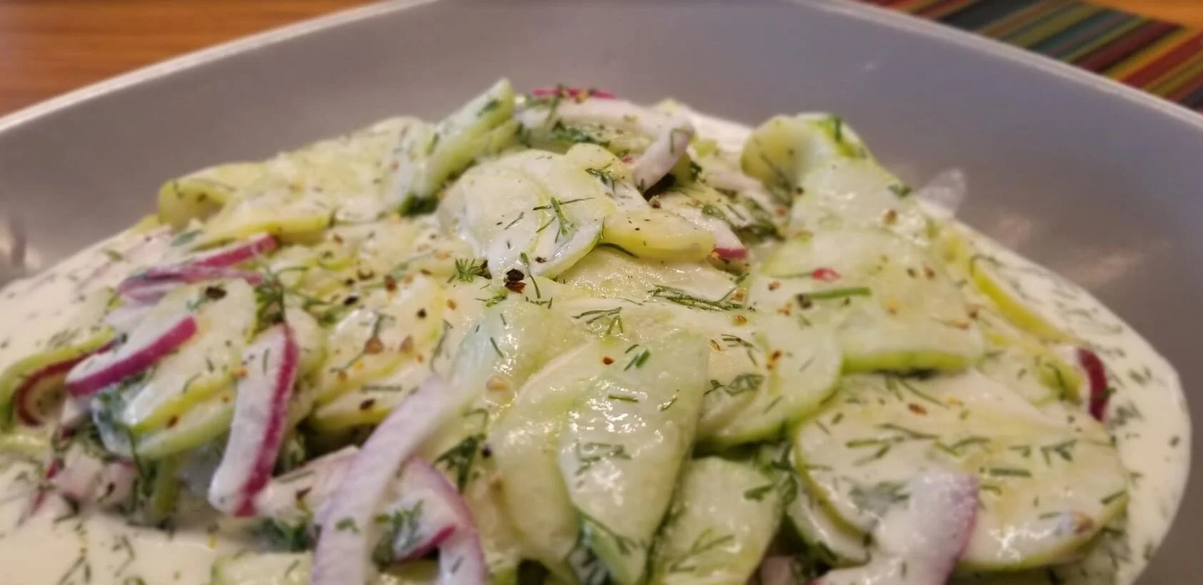 Creamy Cucumber Salad