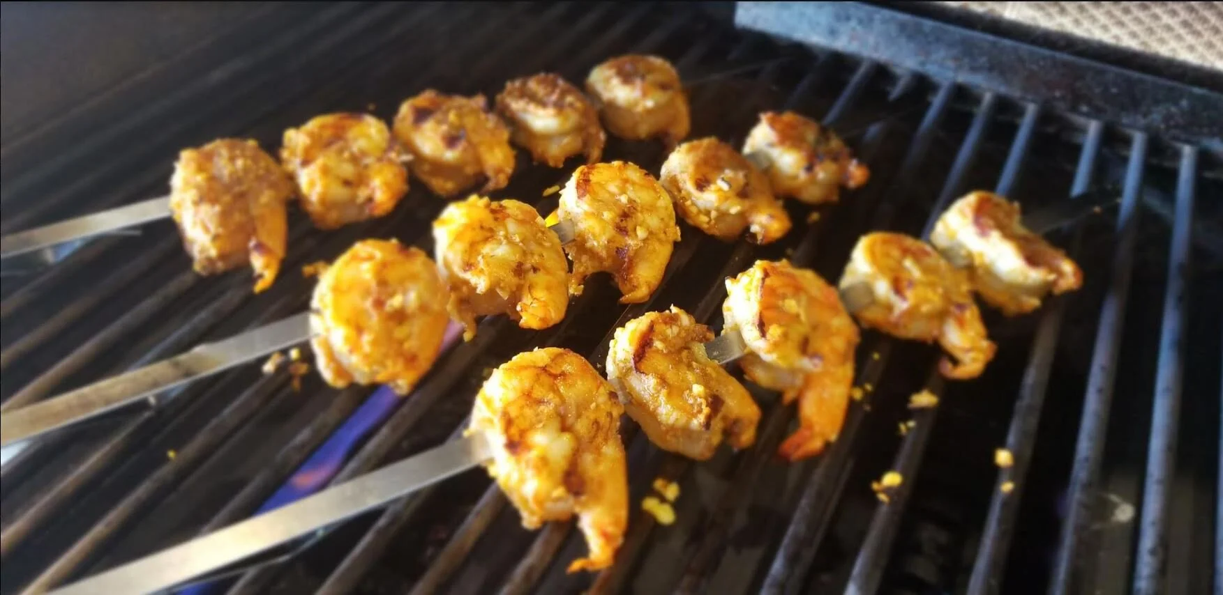 Marinated Grilled Shrimp Kebabs
