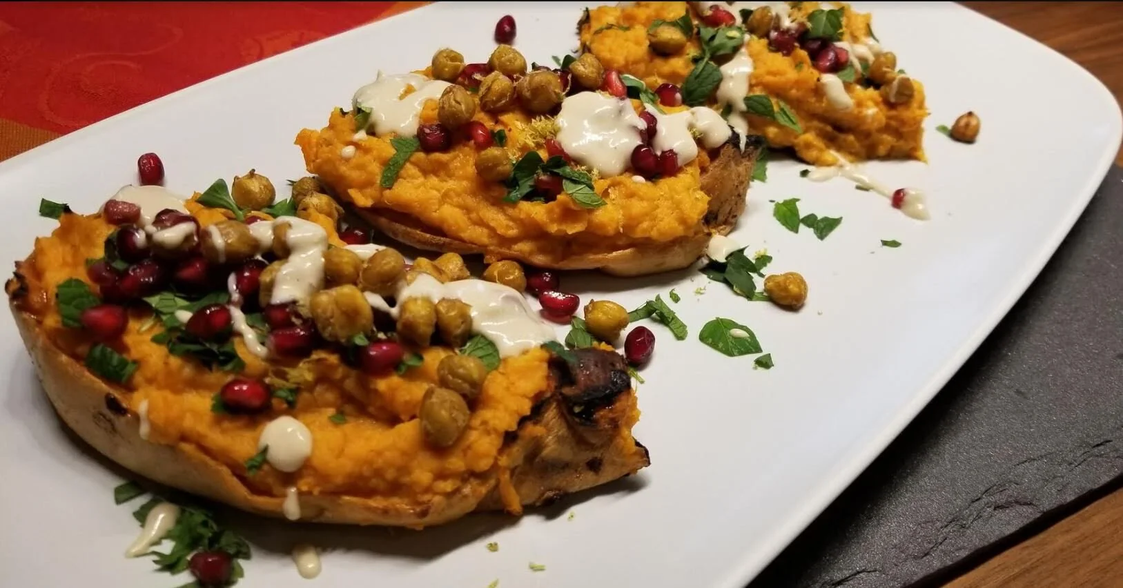Loaded Sweet Potatoes