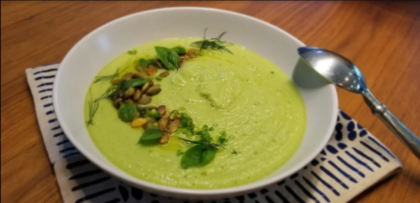 Avocado, Cucumber and Fennel Soup