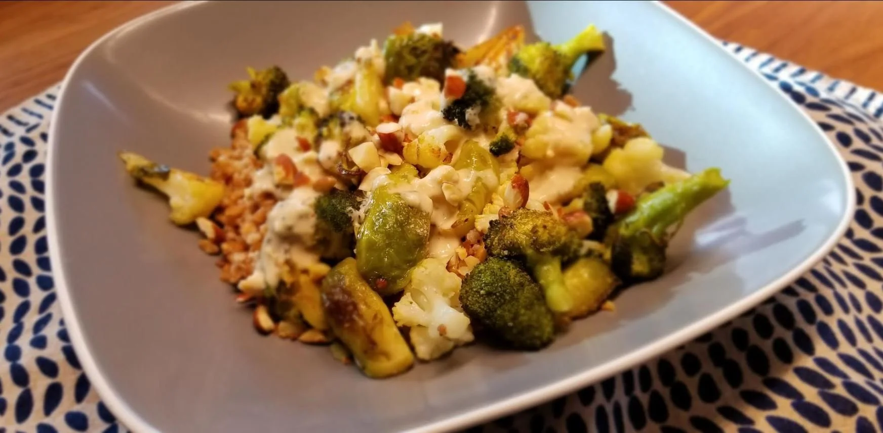 Cruciferous Veggies and Grain Bowl