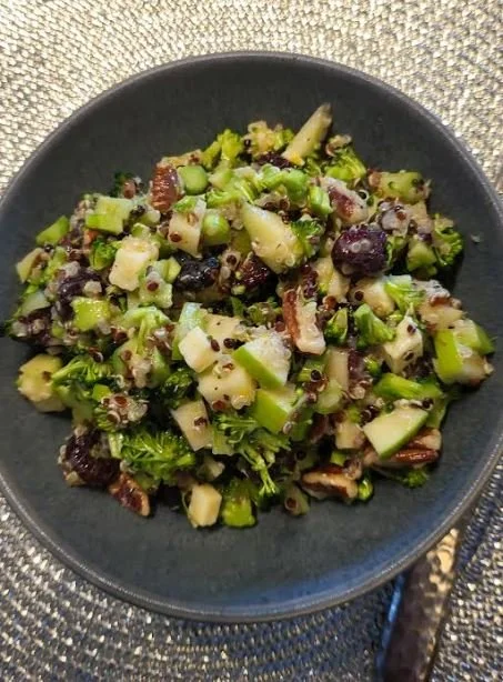 Quinoa and Broccoli Spoon Salad