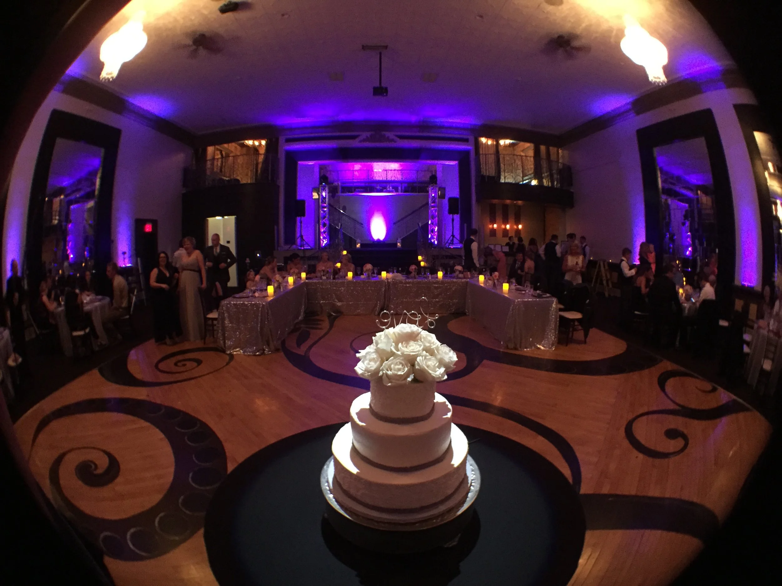 Laporte Wedding uplights at Allure