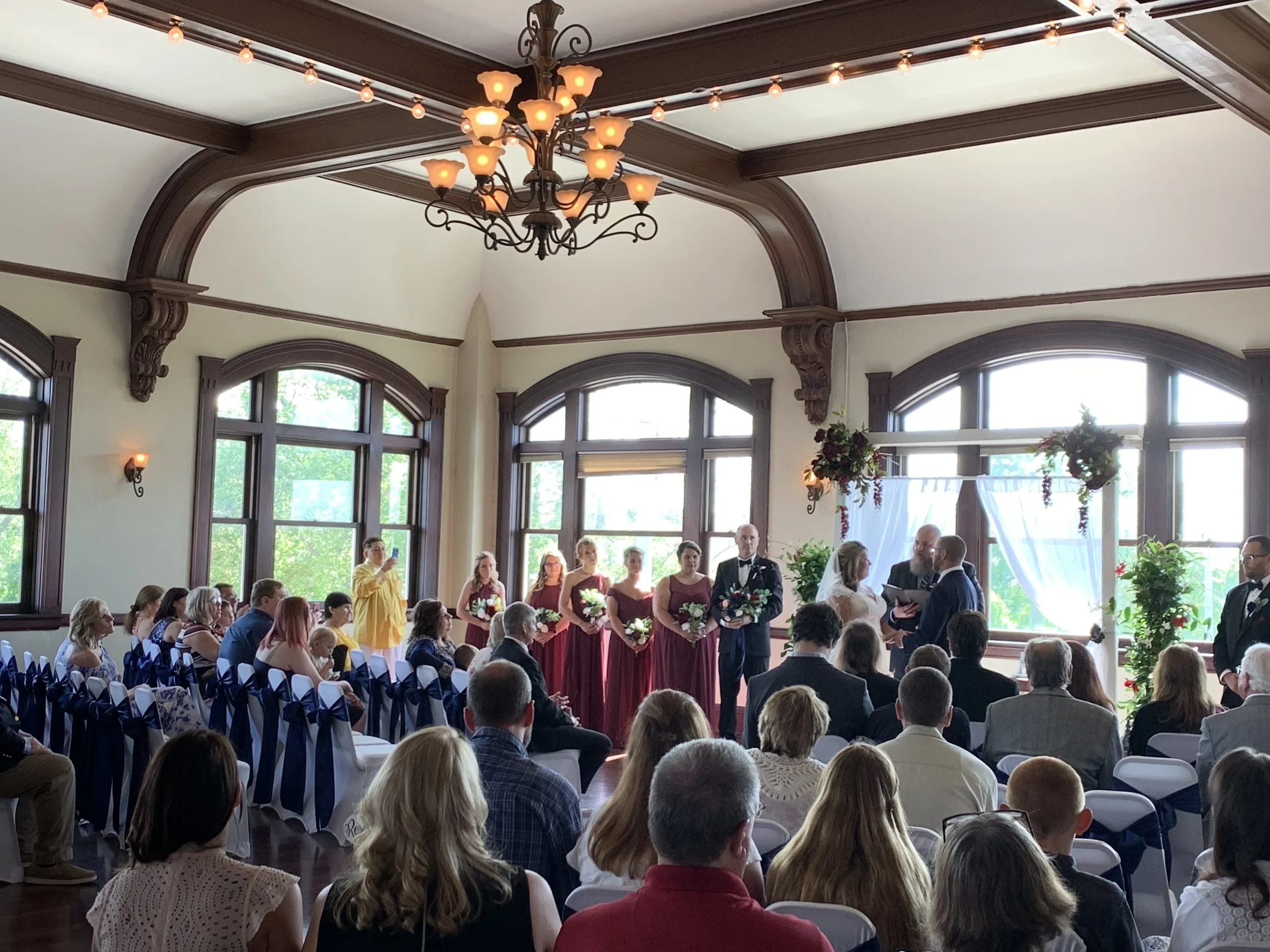 Spohn Ballroom wedding ceremony