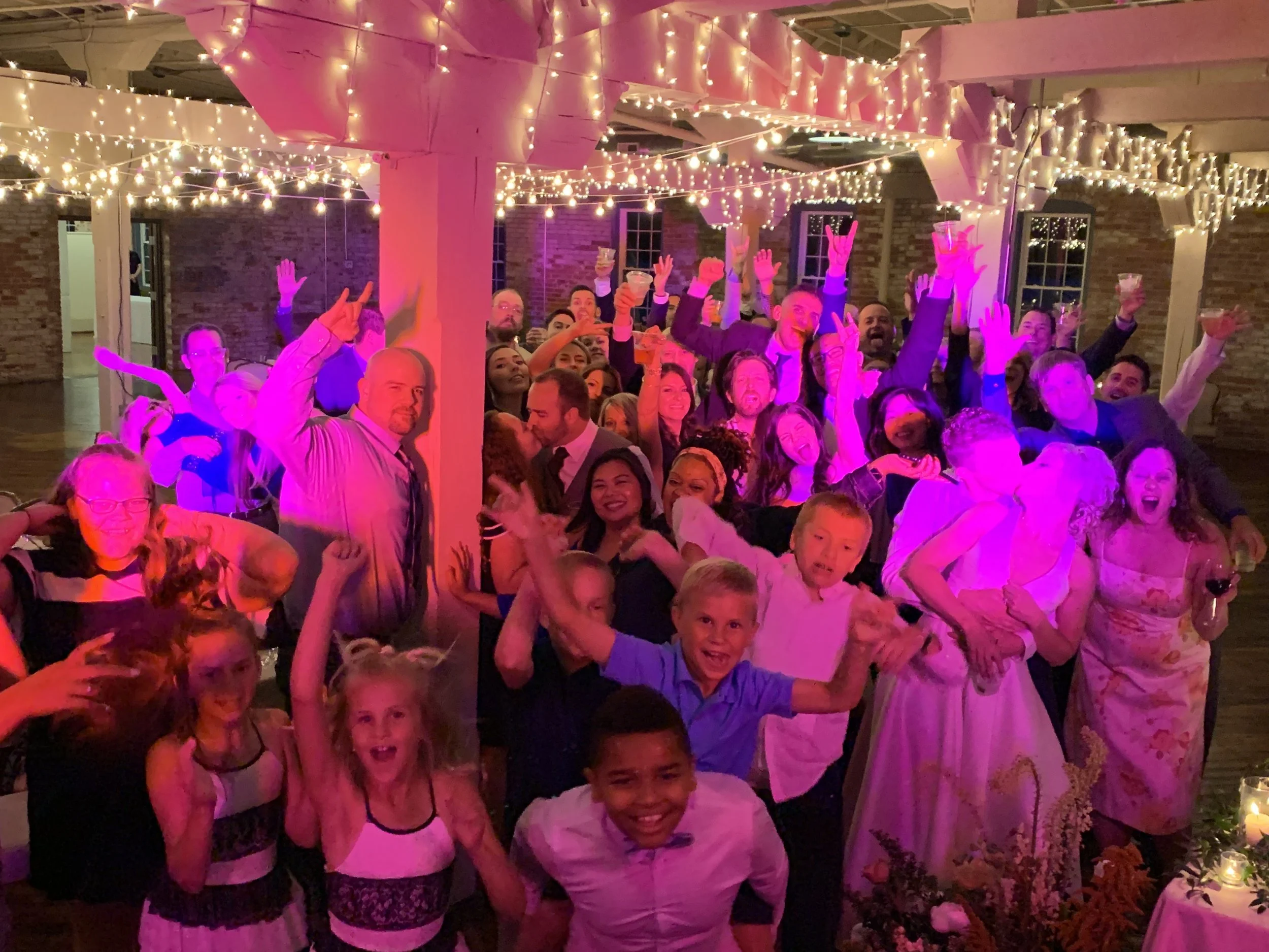 Fun wedding in Goshen, IN