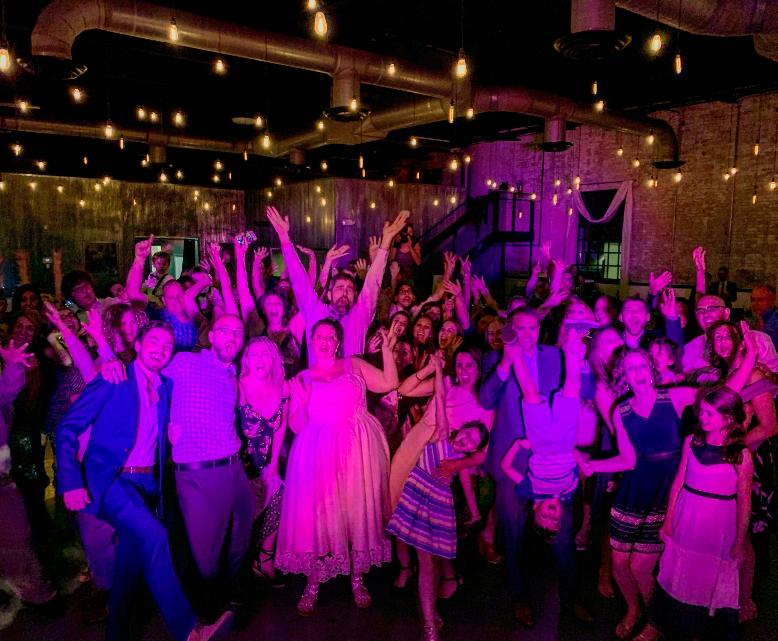 Fun wedding DJ at the Brick in South Bend, IN