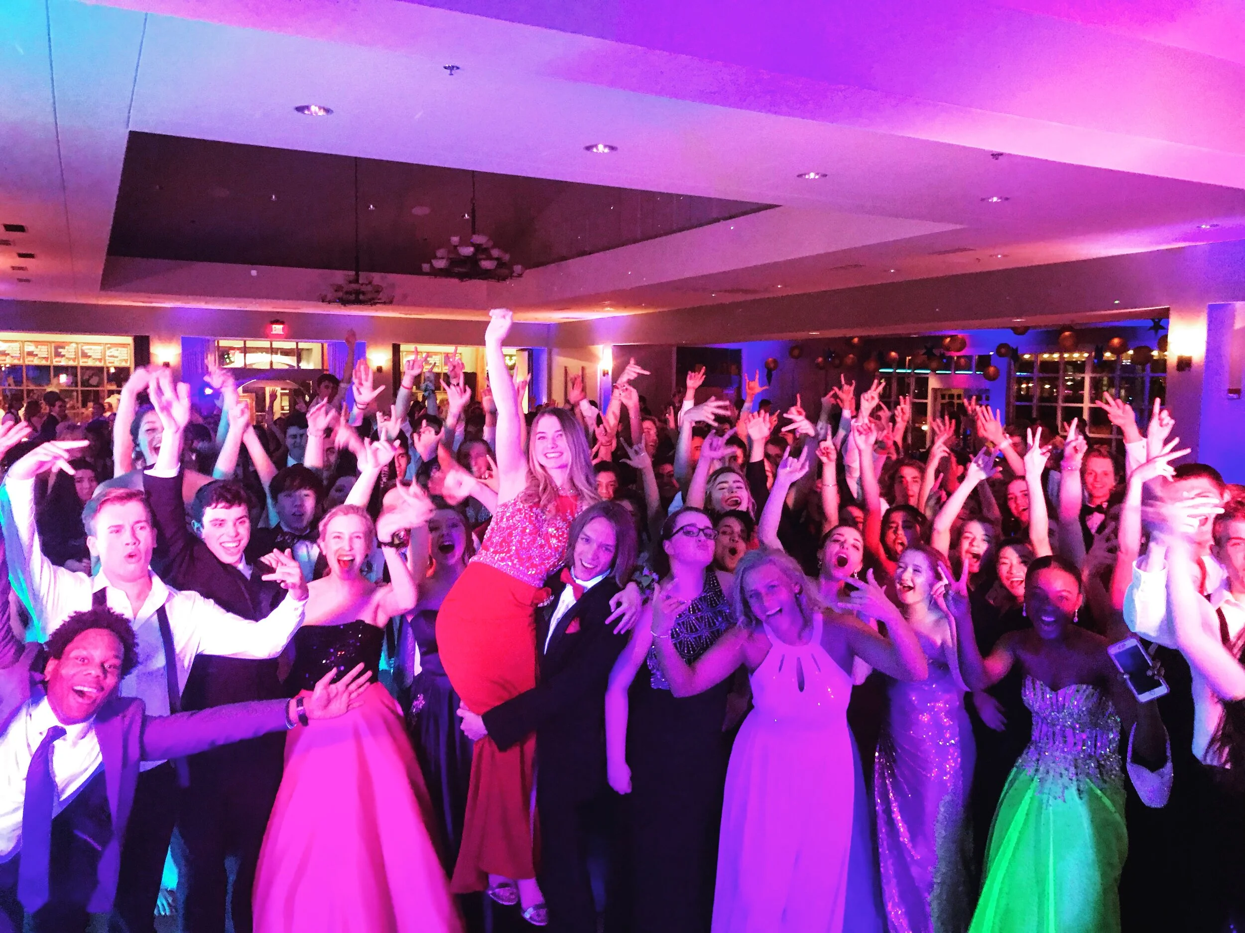 STARRY NIGHT THEMED PROM AT SHADOWLAND BALLROOM | DJ, UPLIGHTING, STARRY NIGHT