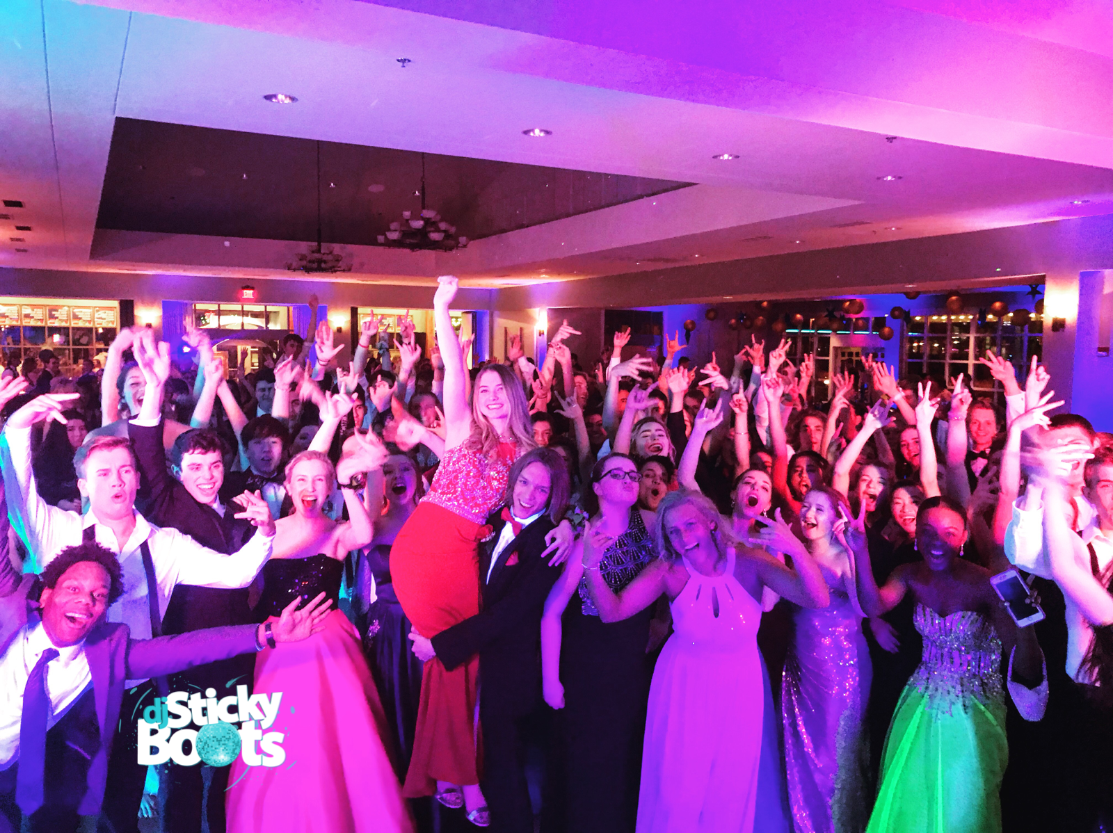 Elegant prom in southwest michigan at Shadowland Ballroom in St. Joe