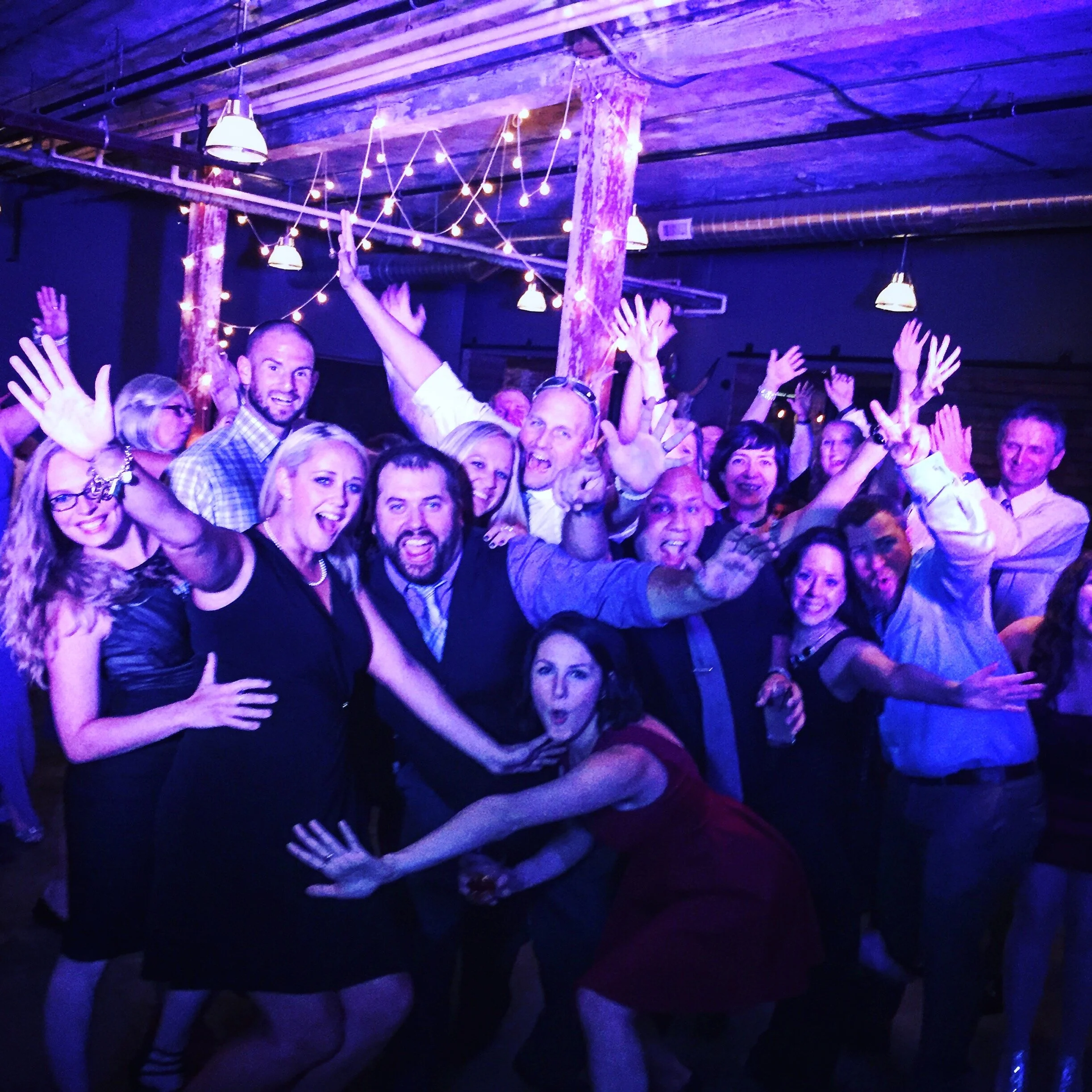 wedding reception dj music at Journeyman Distillery in Three Oaks MI