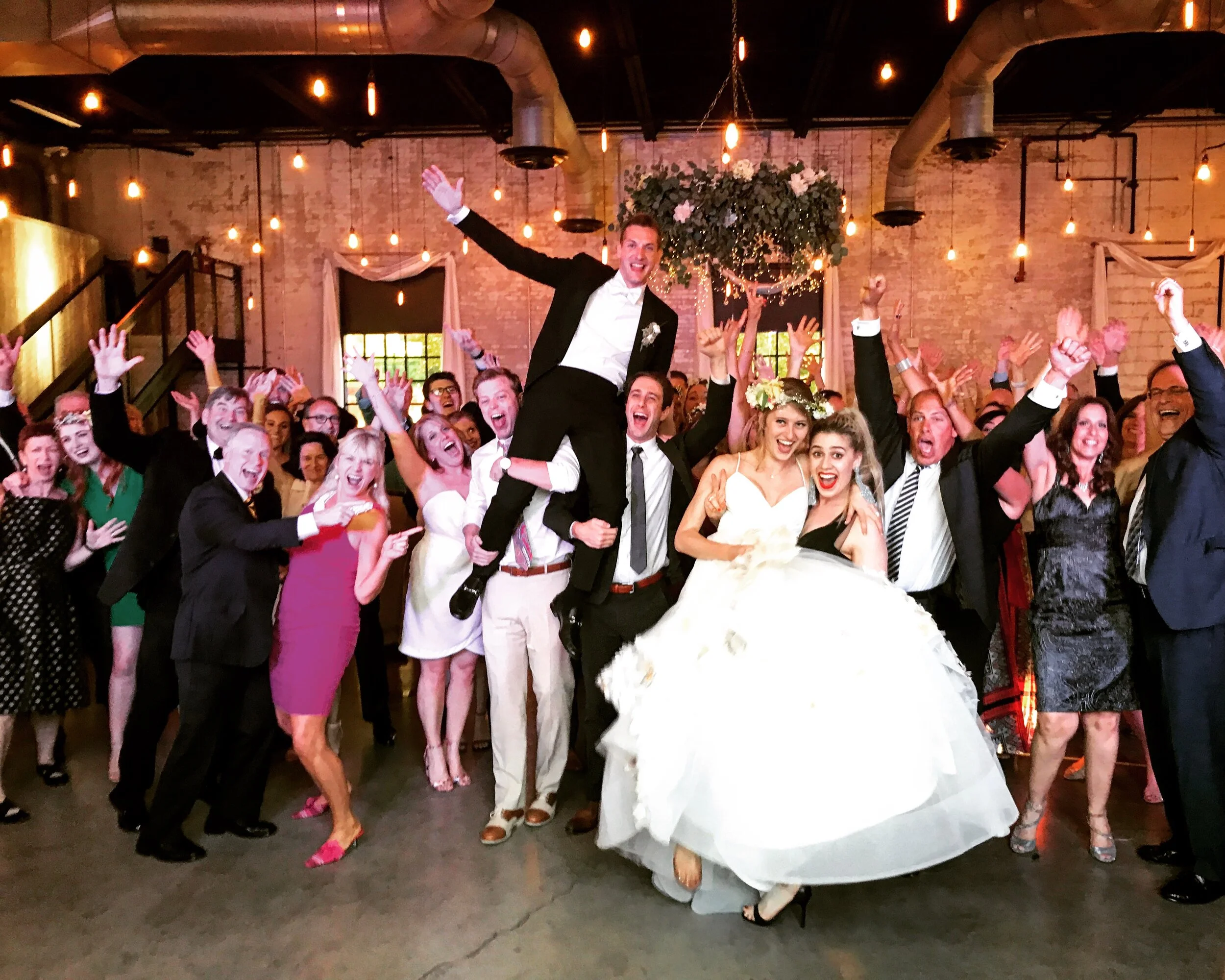 Notre Dame wedding dj at Brick in South Bend IN