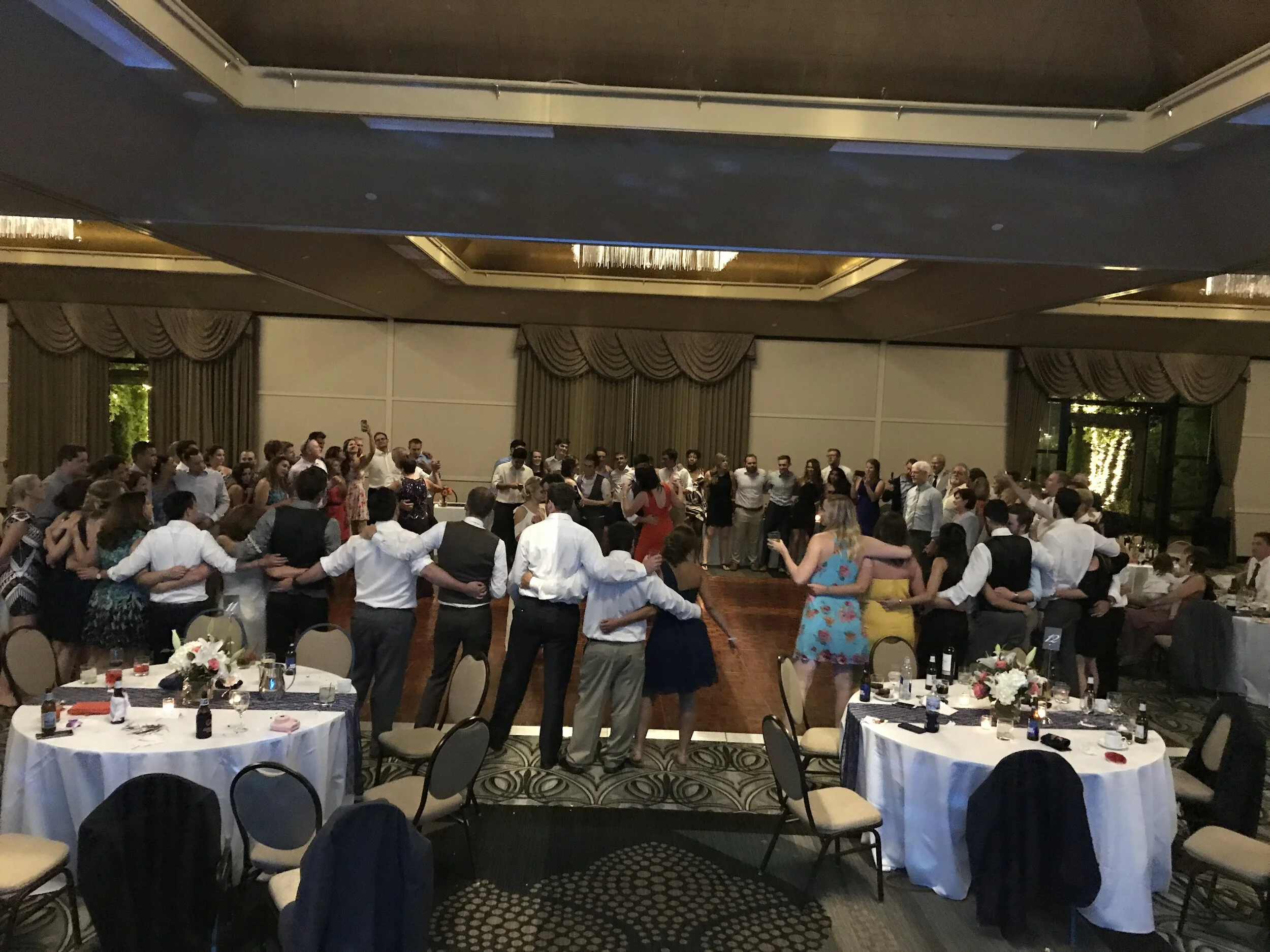 ND wedding reception last dance in South Bend IN