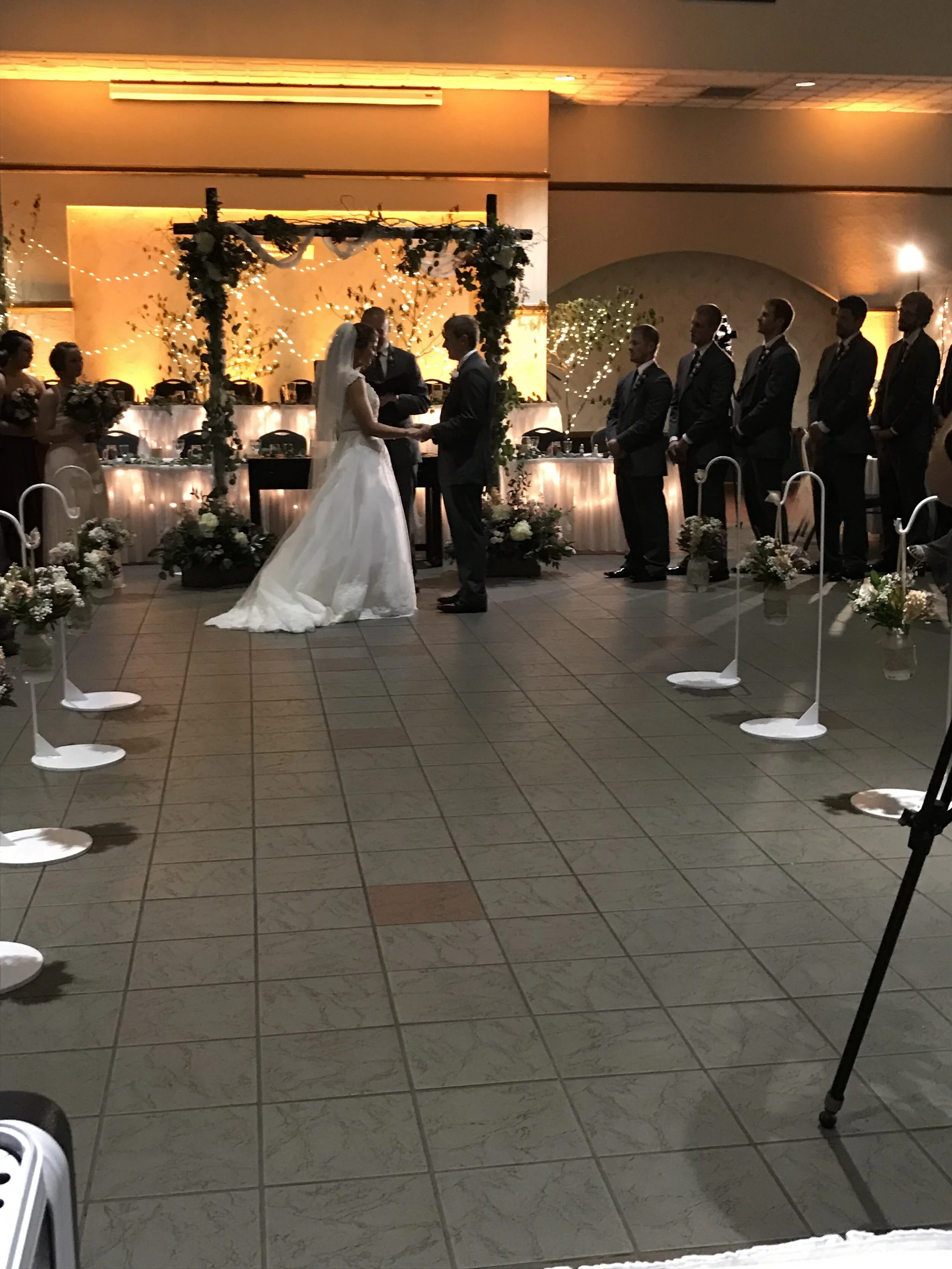 Angola wedding ceremony music at Potawatomi Inn