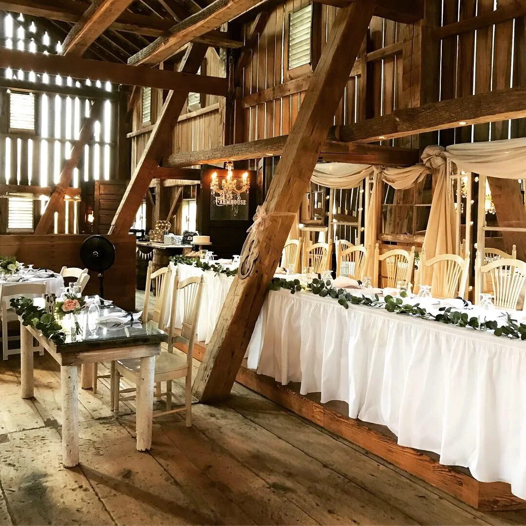 Rustic historic barn wedding in Nappanee, IN