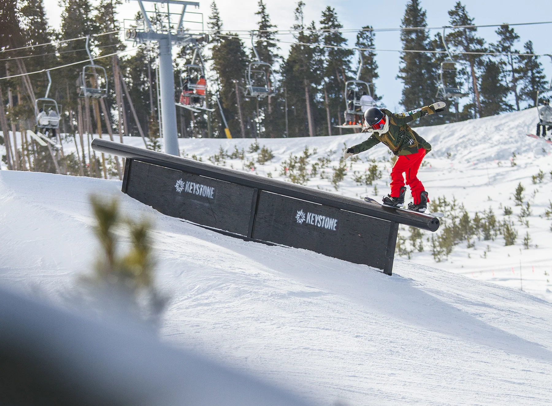 Leila has a frontside boardslide to envy.