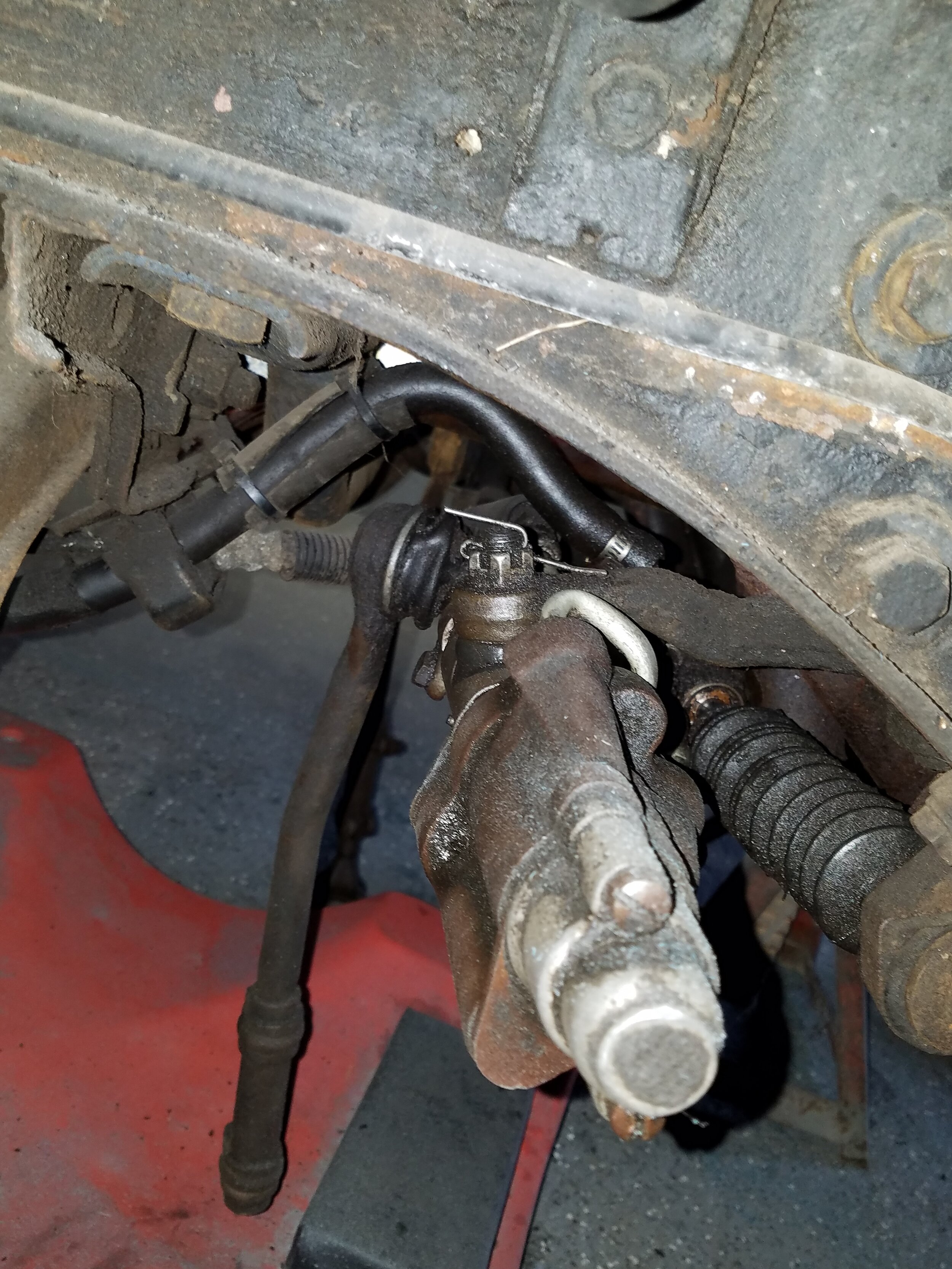 Hard to reach around power steering