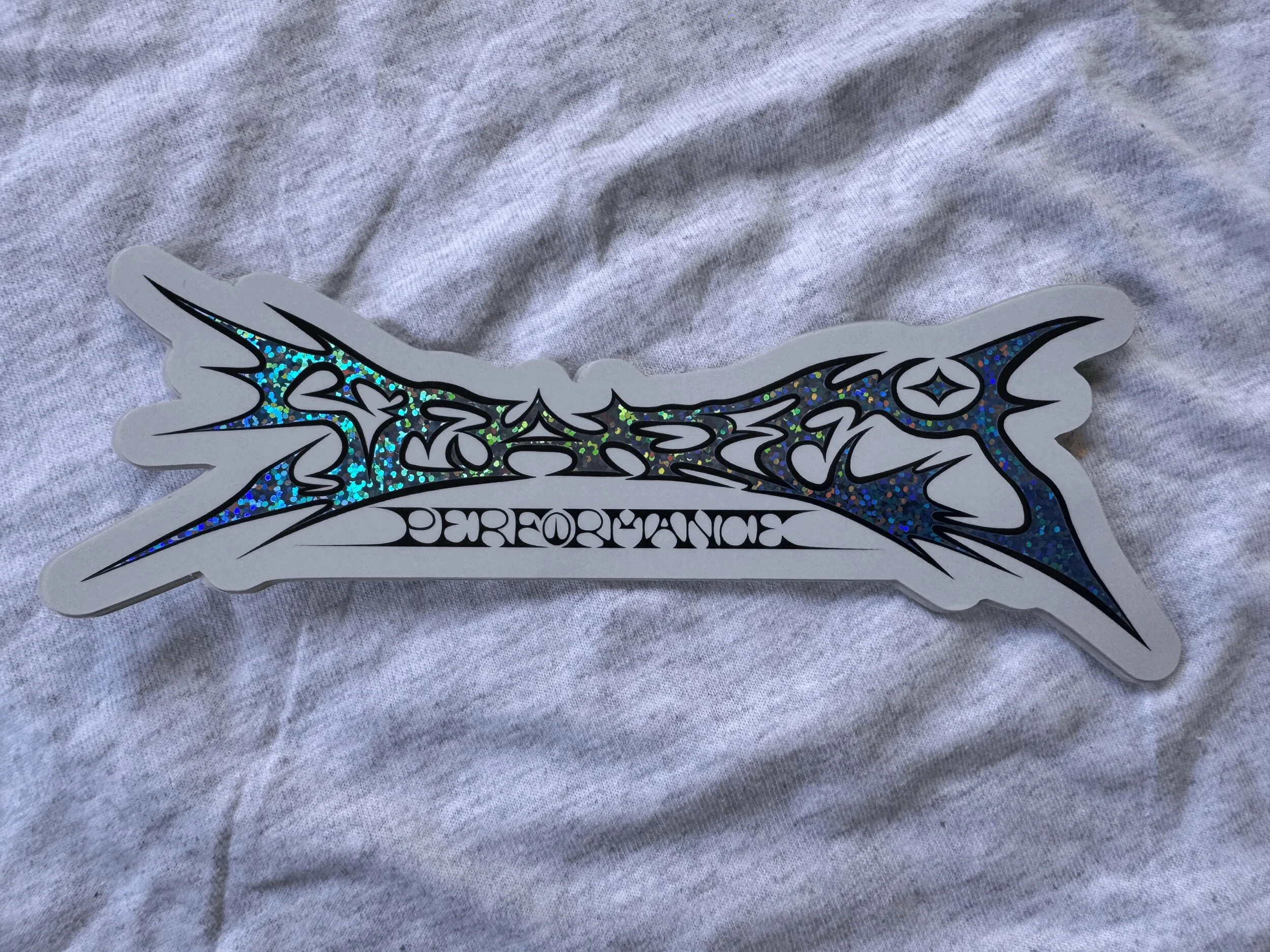 Glitter Logo Sticker