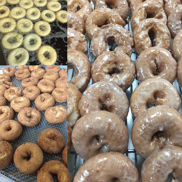 Old fashioned cake donuts... made from scratch every day!