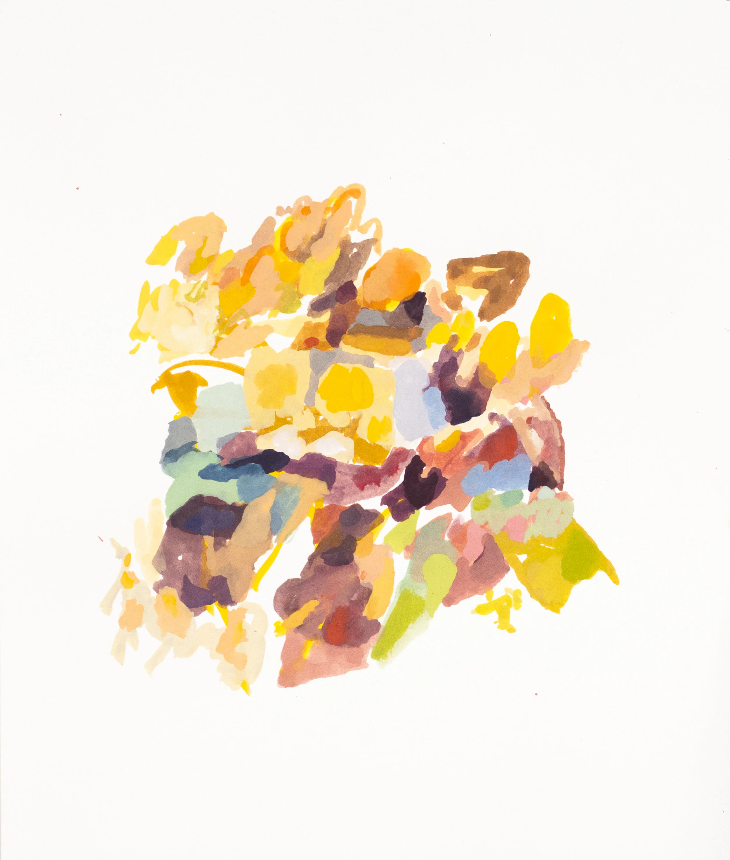 New hook gouache 10 x 8 in