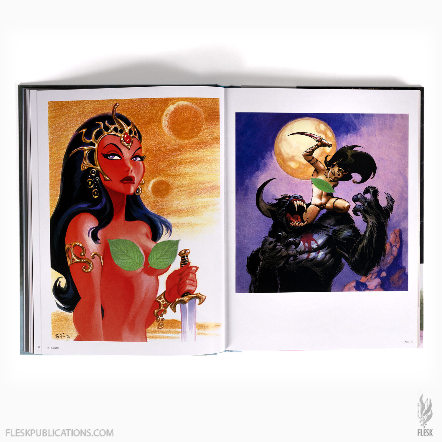 Naughty and Nice: The Good Girl Art of Bruce Timm Hardcover — Flesk