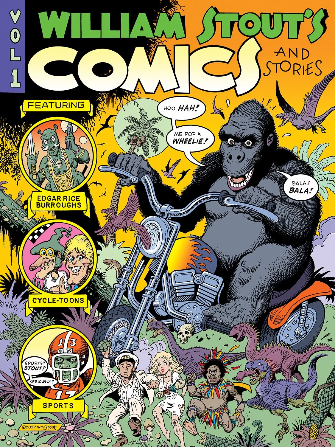 William Stout's Comics Volume 1 - signed hardcover - pre-order ships July
