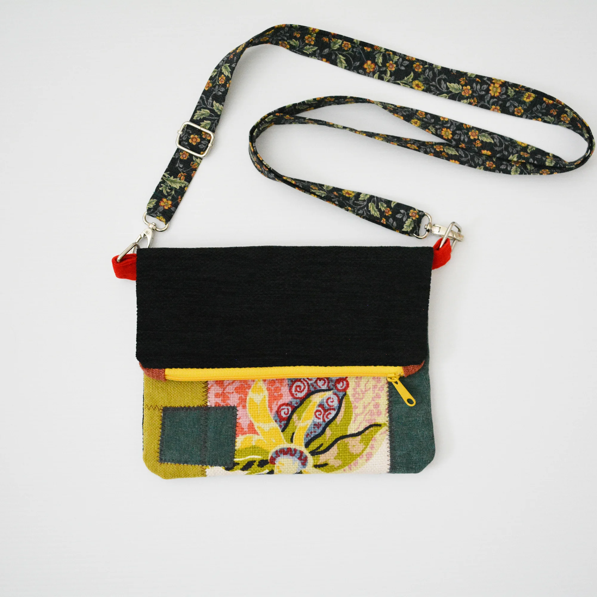 Bohemian Foldover Cross body bag
