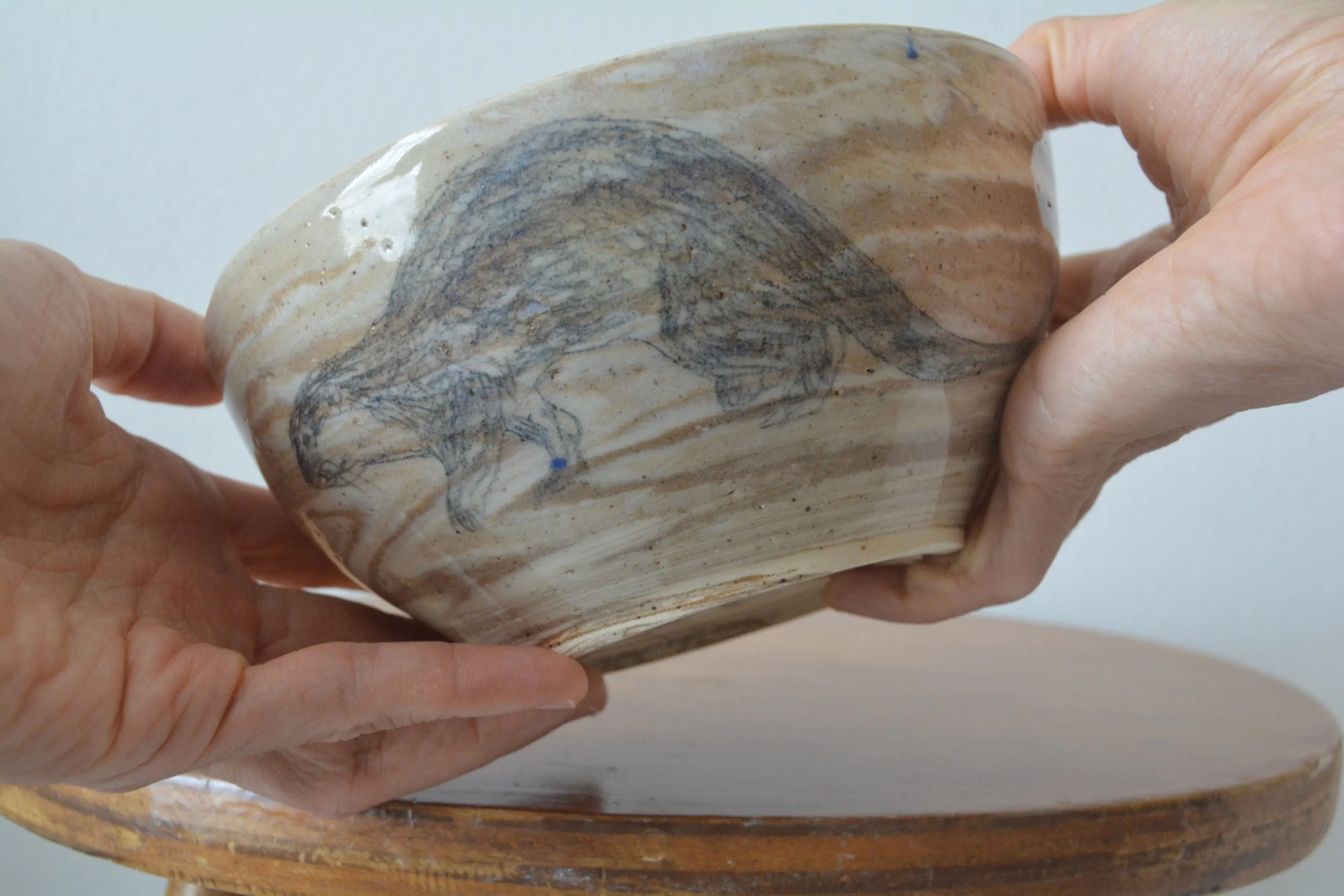 Bowl Agate Runaway Otter (5).JPG