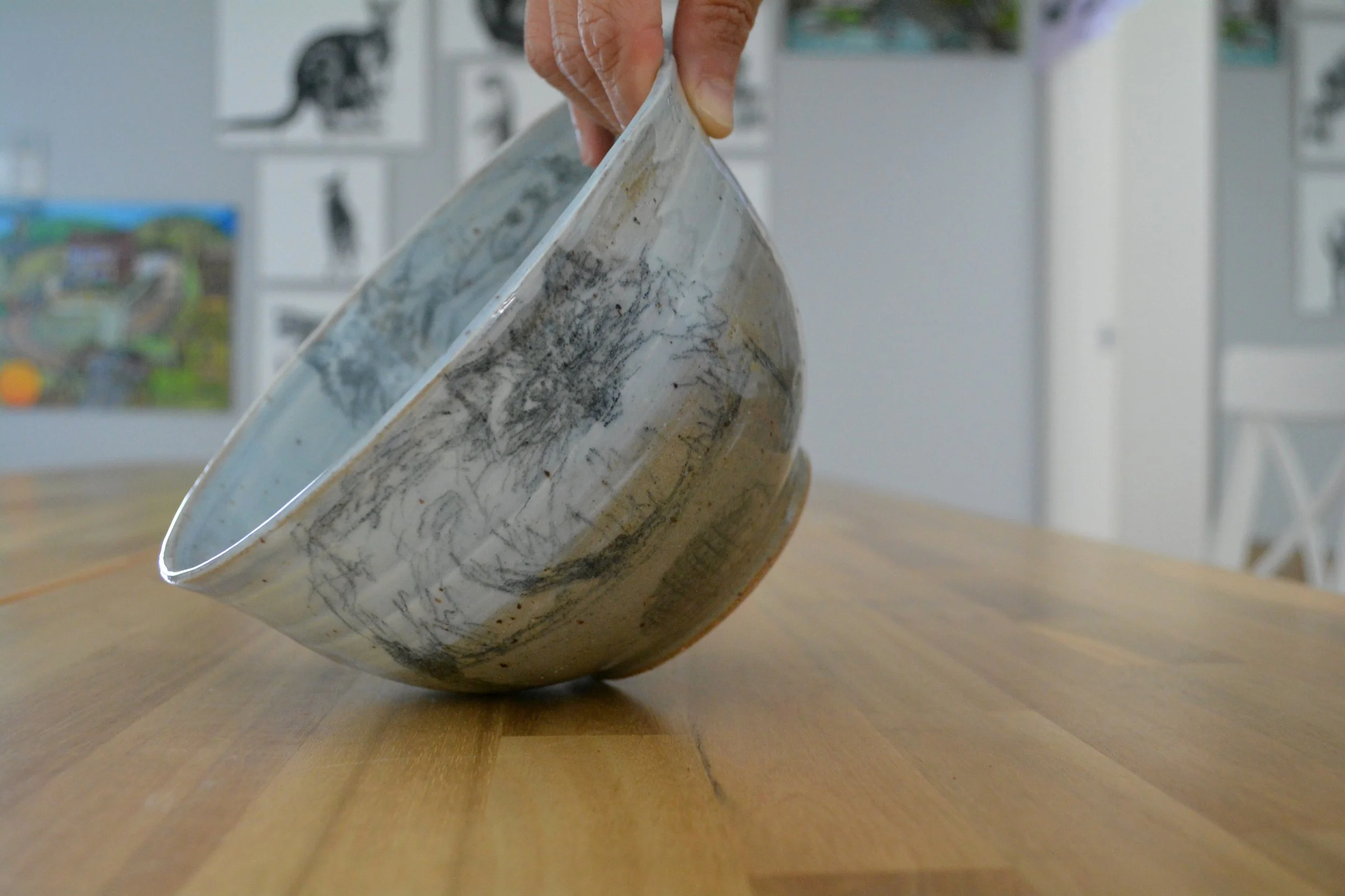 Pickle N Mia Sitting On A Stump (10).JPG