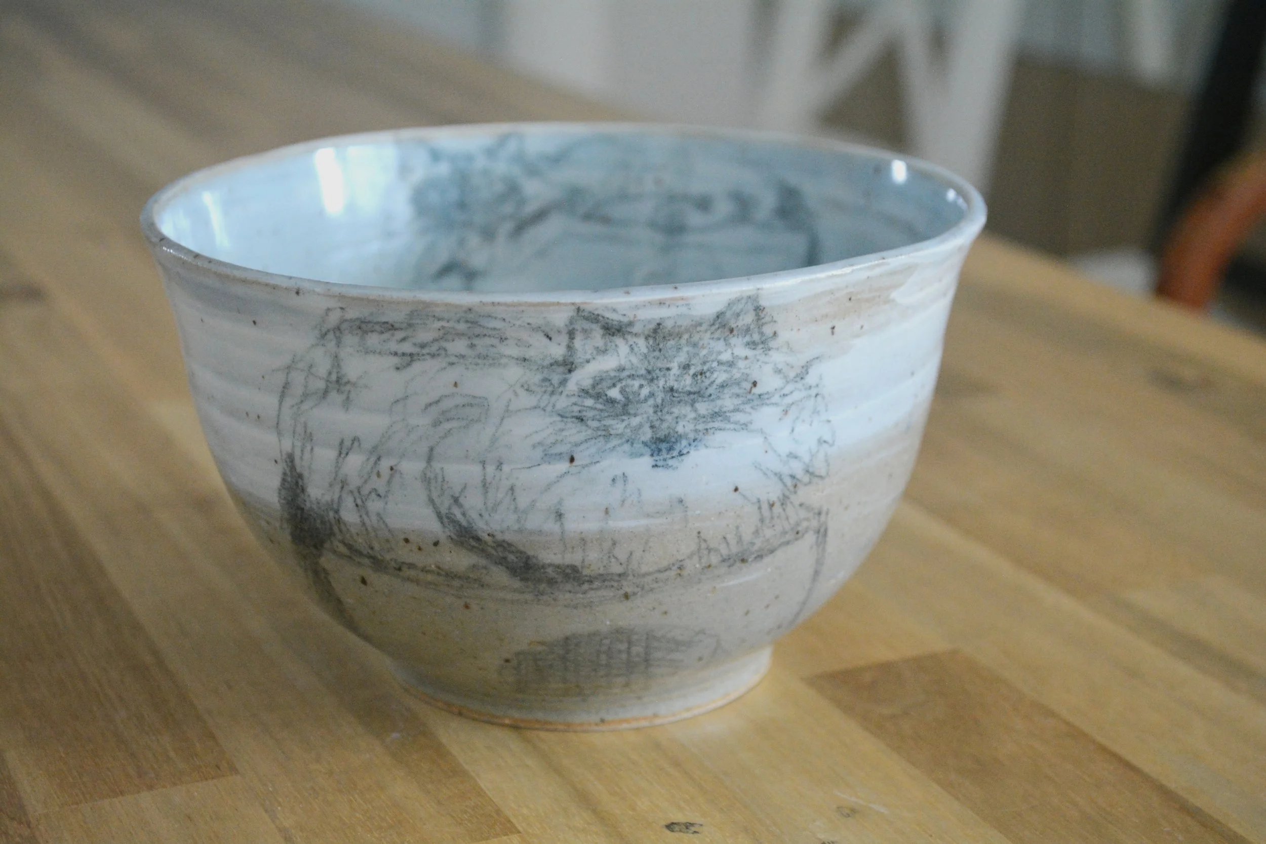 Pickle N Mia Sitting On A Stump (3).JPG