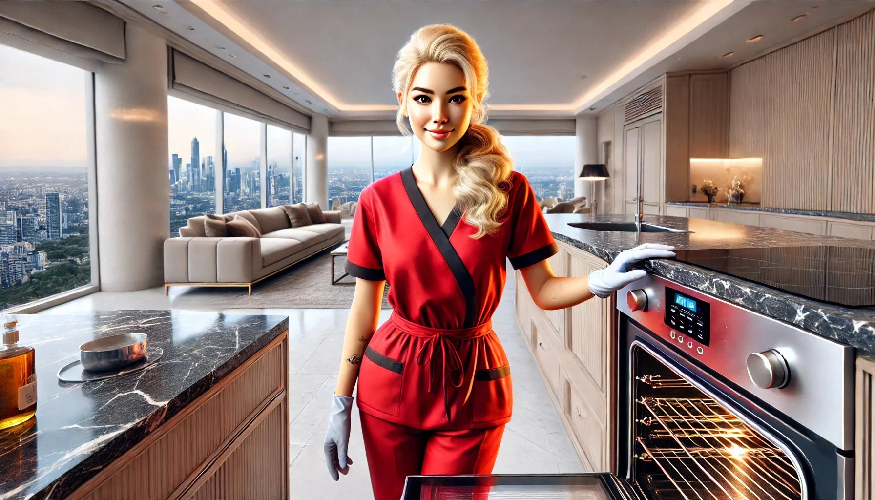 White Residue In Oven After Cleaning