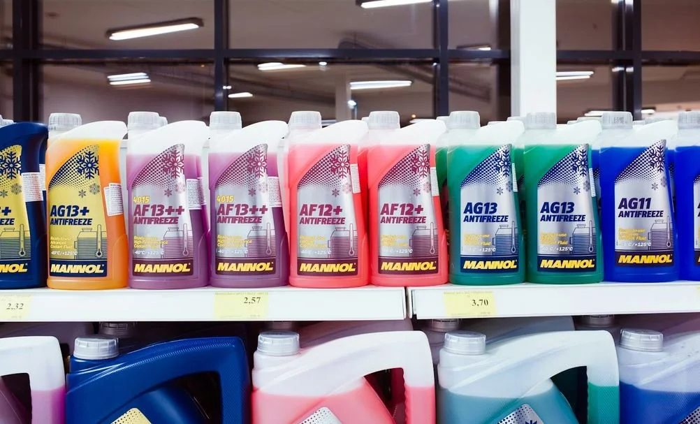 Coolant Stains Concrete