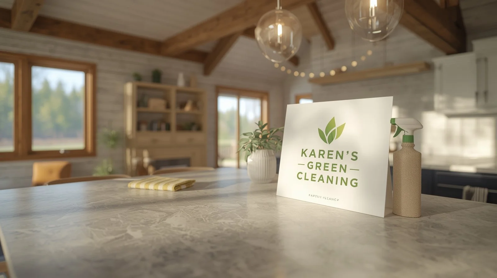 Scenic rural Scandia Minnesota home interior freshly cleaned by Karen’s Green Cleaning