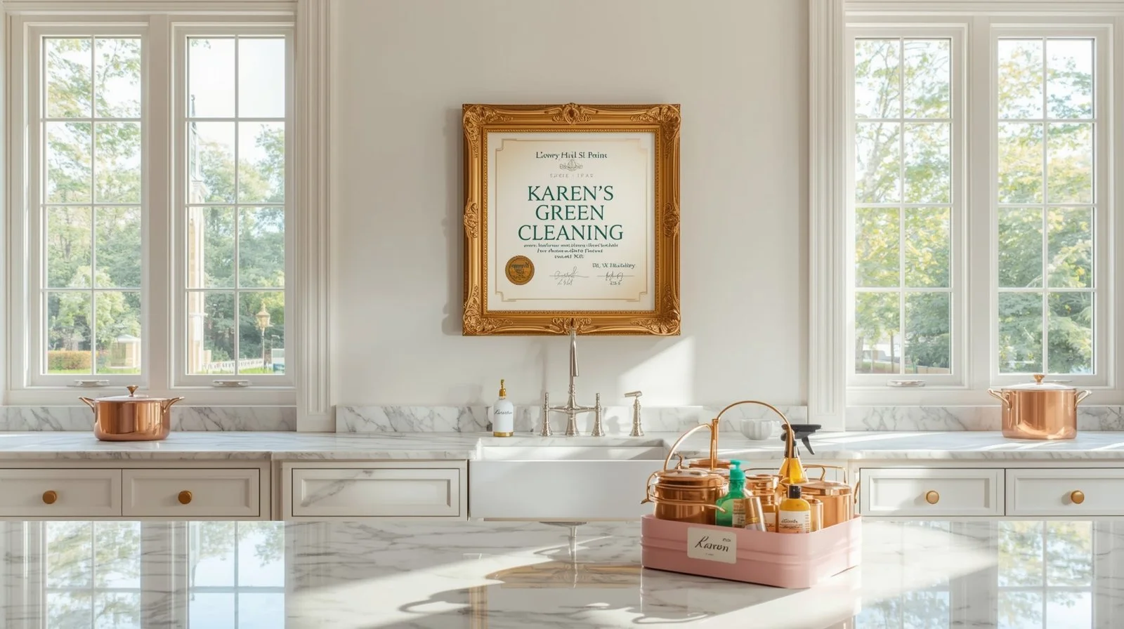 Immaculate historic Lowry Hill East kitchen showcasing Karen’s Green Cleaning professional results