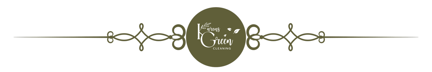 Karen's Green Cleaning logo divider