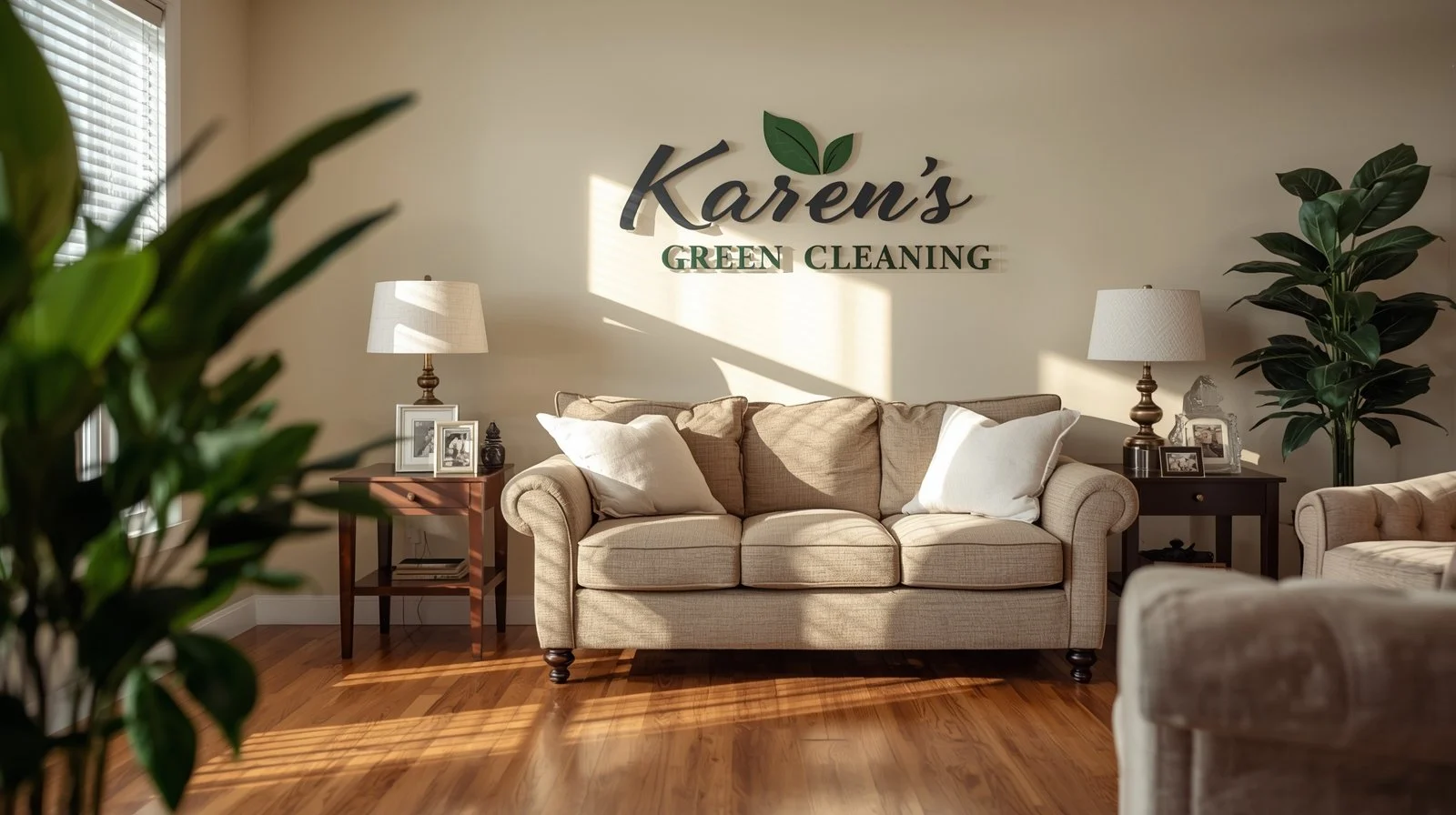 Clean home near Golden Valley Minnesota park representing green cleaning harmony