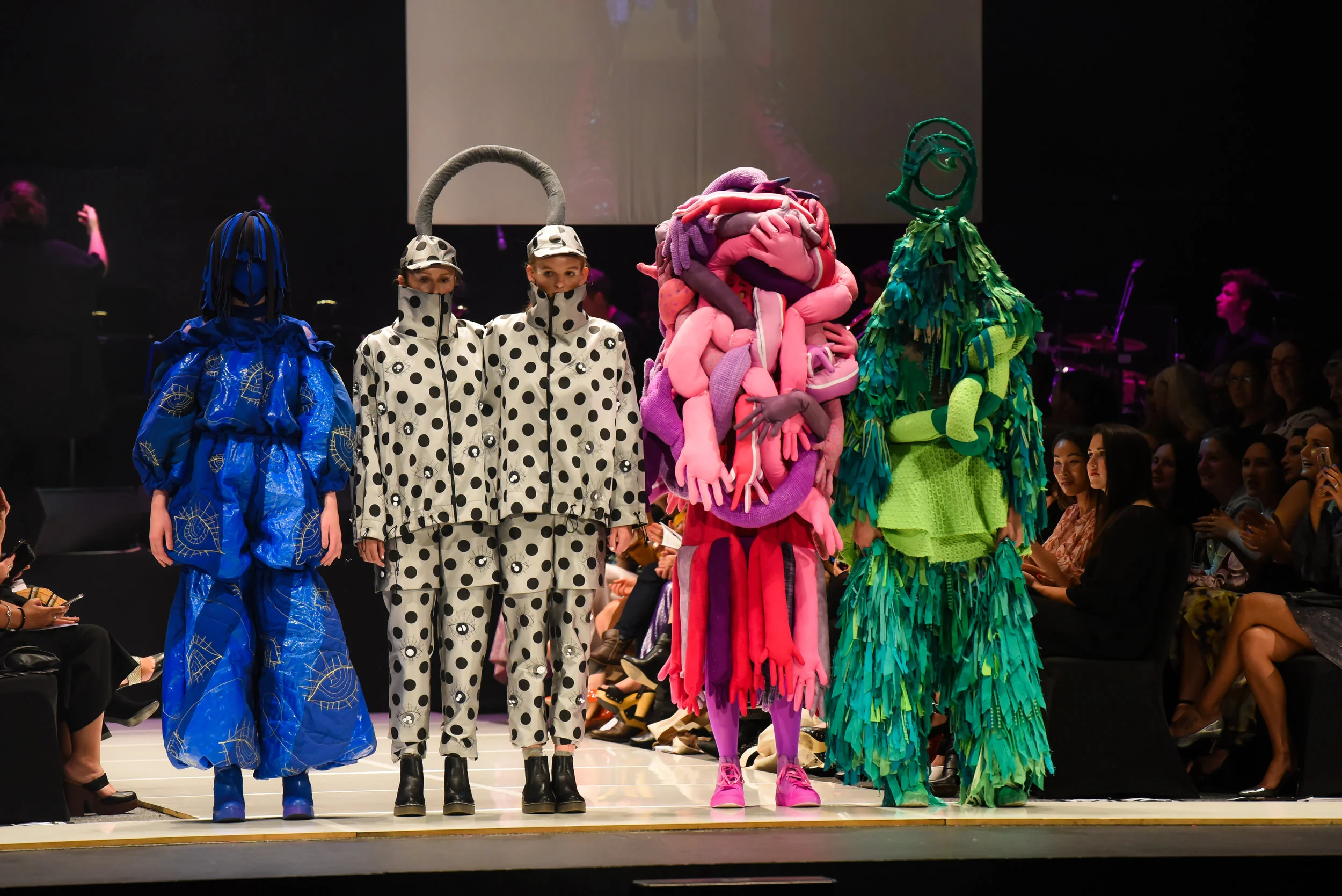 Bethany Caldwell sent her novel characters on stage with a serious message behind her collection. Photo: Chris Sullivan.