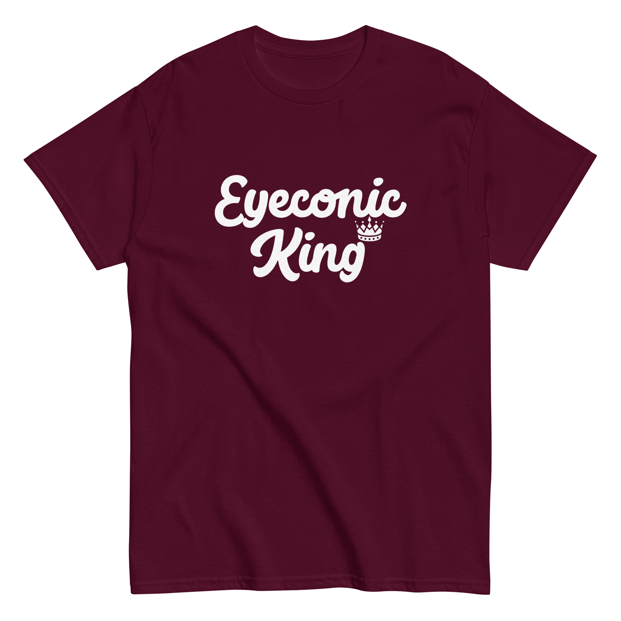unisex-classic-tee-maroon-front-69f135c1c74f4.png