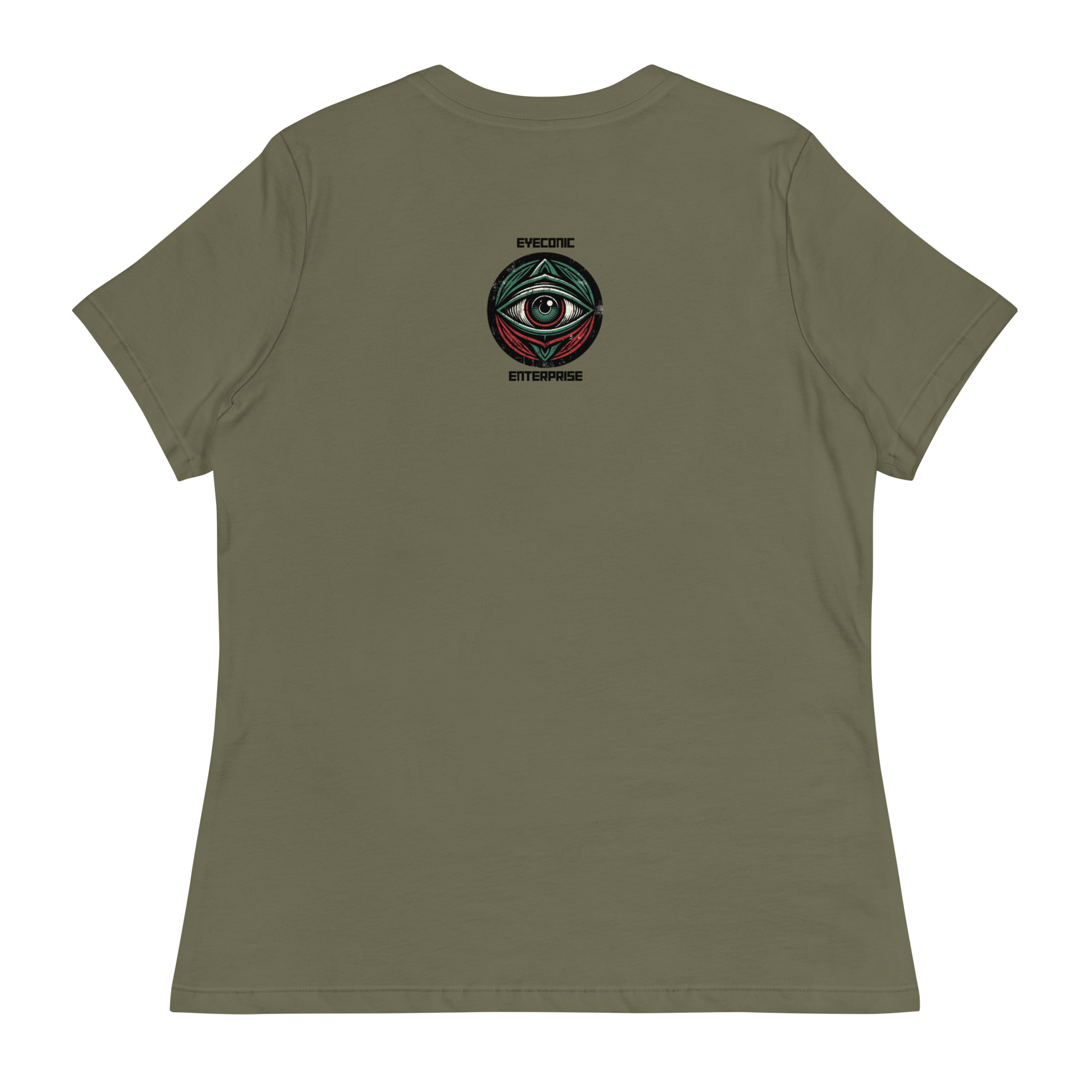 womens-relaxed-t-shirt-military-green-back-69f10f0435908.png