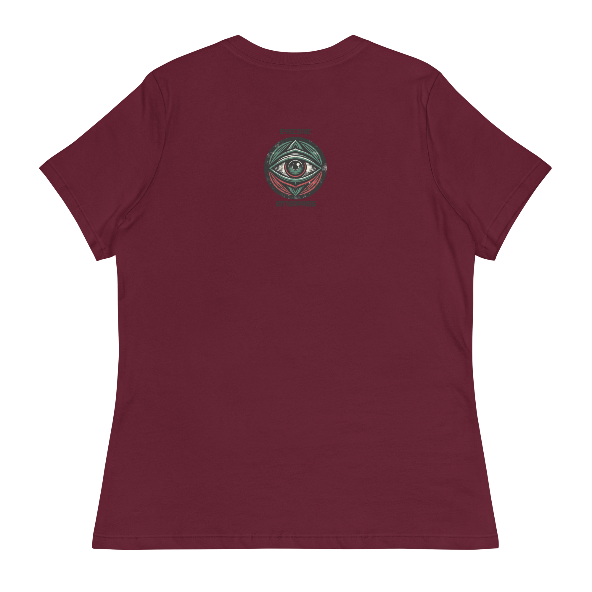 womens-relaxed-t-shirt-maroon-back-69f10f04356f8.png