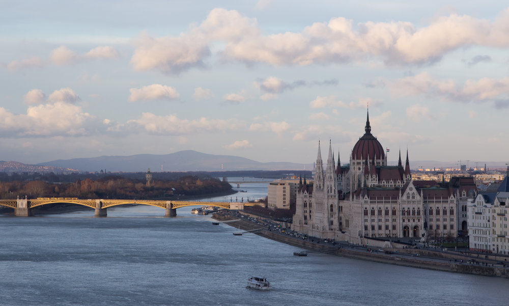 Parliament from across the Danube.