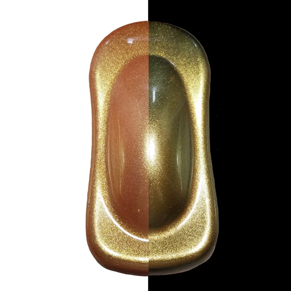 Midas Blue-Green-Gold Chameleon Metal Flake